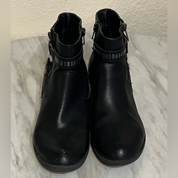 A.n.a, 8 1/2, womens ankle zip up boot, black - Picture 5 of 6